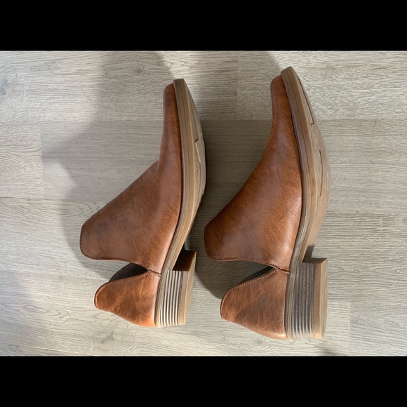 Seven 7 Brand Bandera Booties Ankle Boots  Size 9.5 EUC Brown - Picture 7 of 9